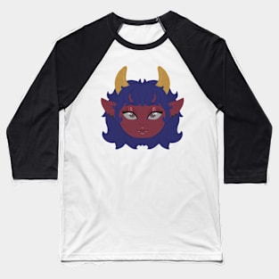 Demon lady Baseball T-Shirt